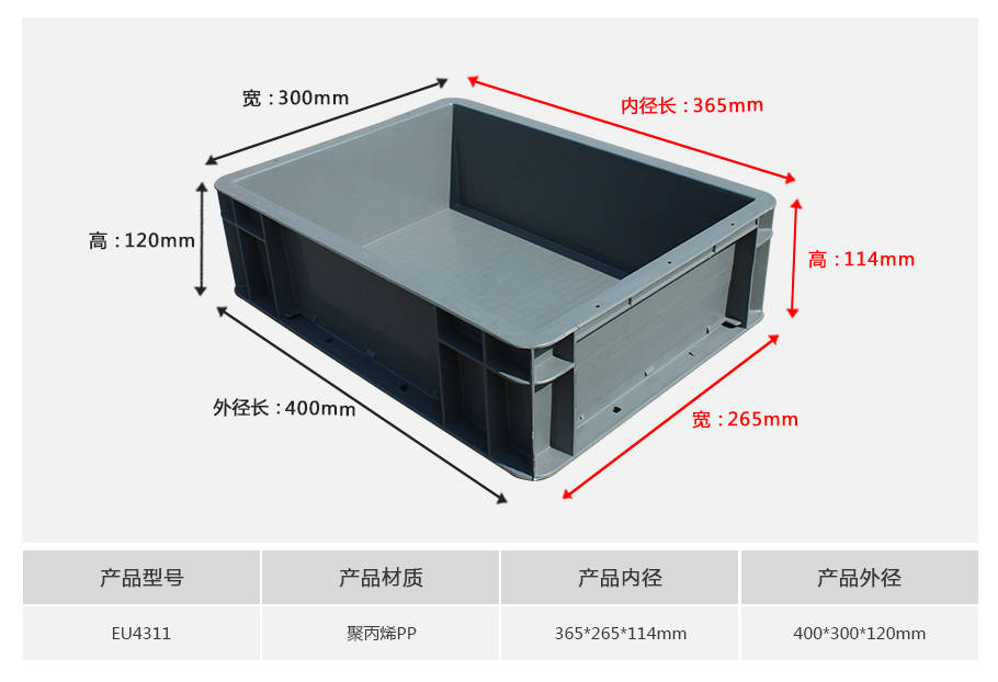 4312EU塑料箱